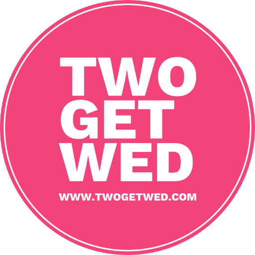 two get wed  brand logo
